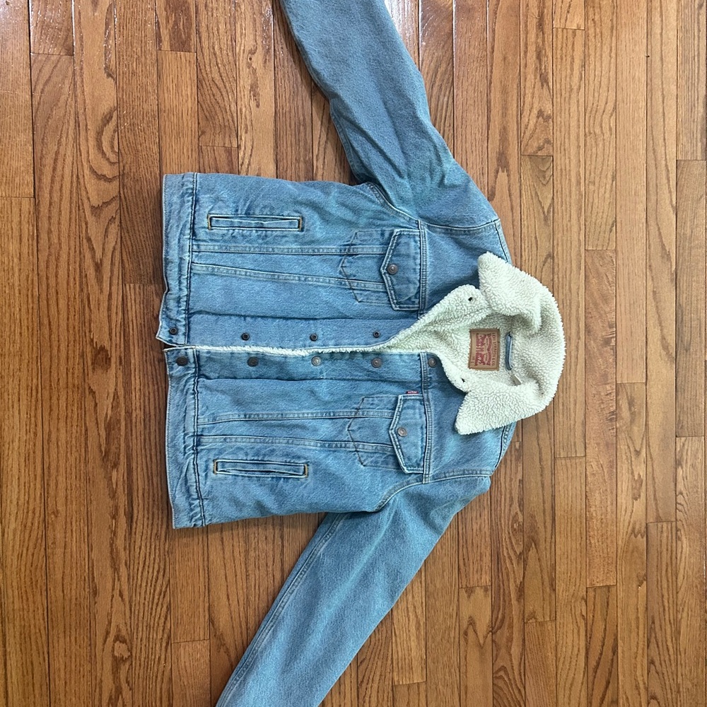 Levi Denim Sherpa-Lined jacket